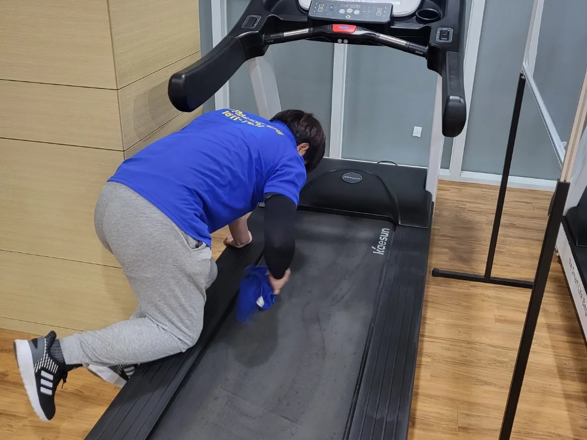 안동시 상아동 피트니스 라커 검사실 위생청소 사례 - 행진크린